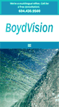 Mobile Screenshot of boydvision.ca